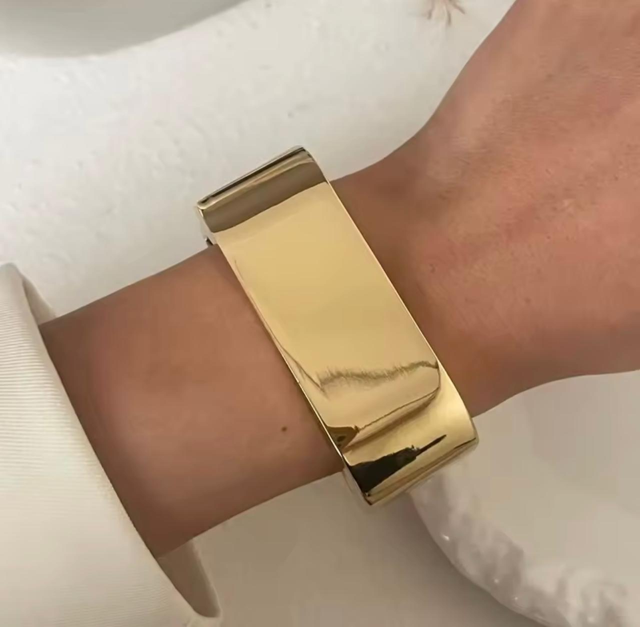 Stainless Steel Bangel Rectangle
