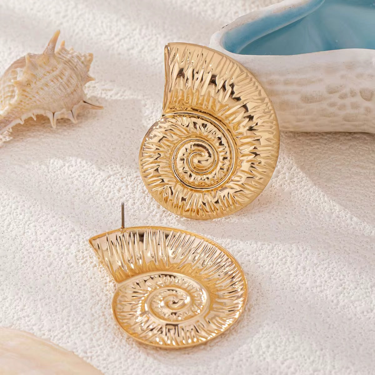 Stainless
steel
snail
Earring