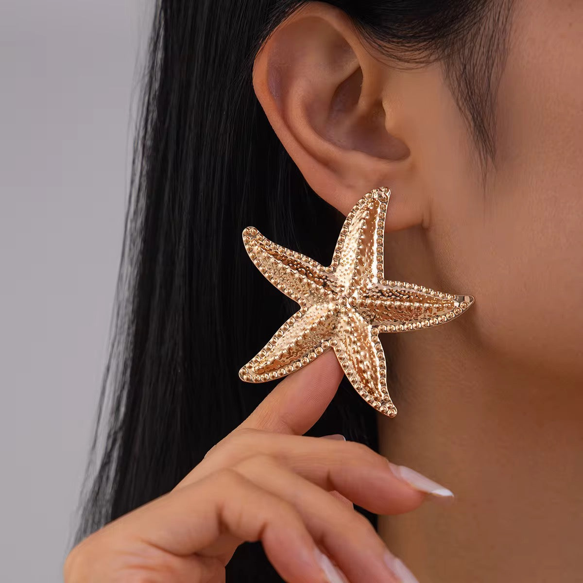 Stainless
steel
star fish
Earring