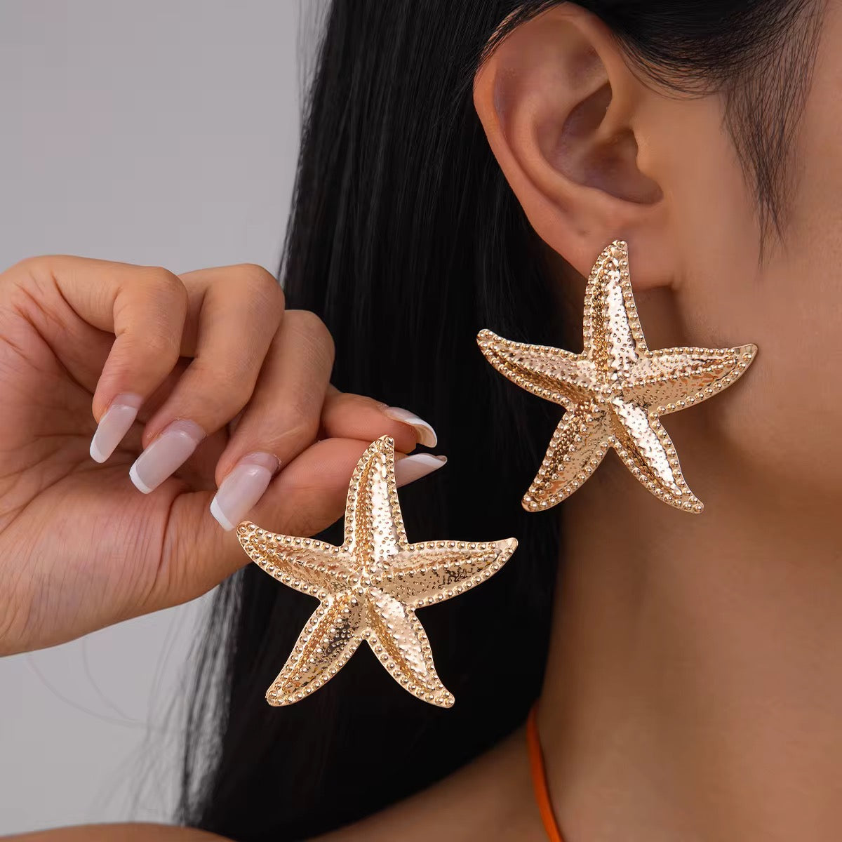 Stainless
steel
star fish
Earring